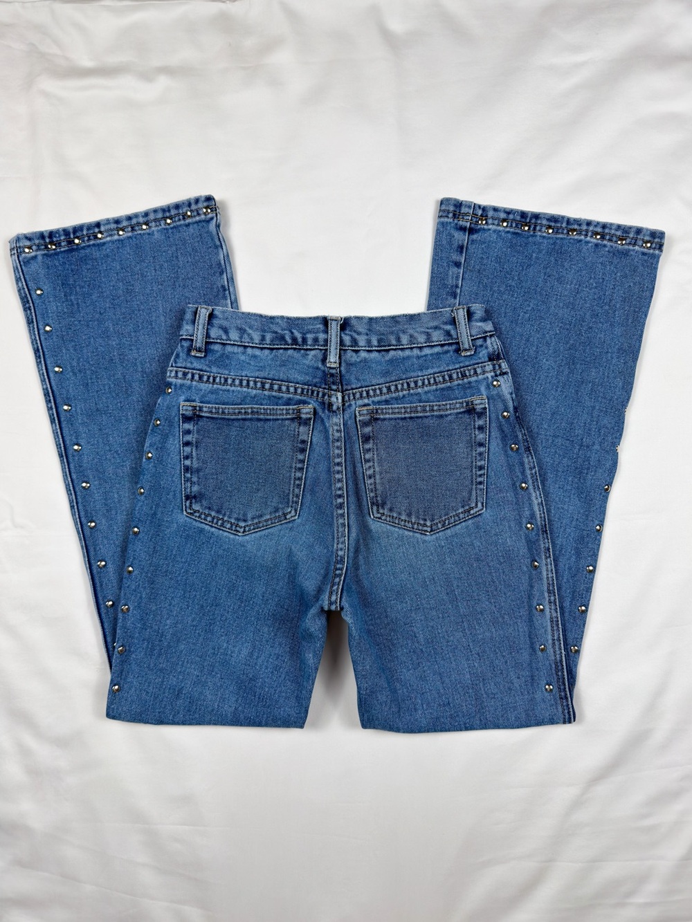 Vintage Y2K Arizona Studded Flare Jeans - Picture 1 of 8